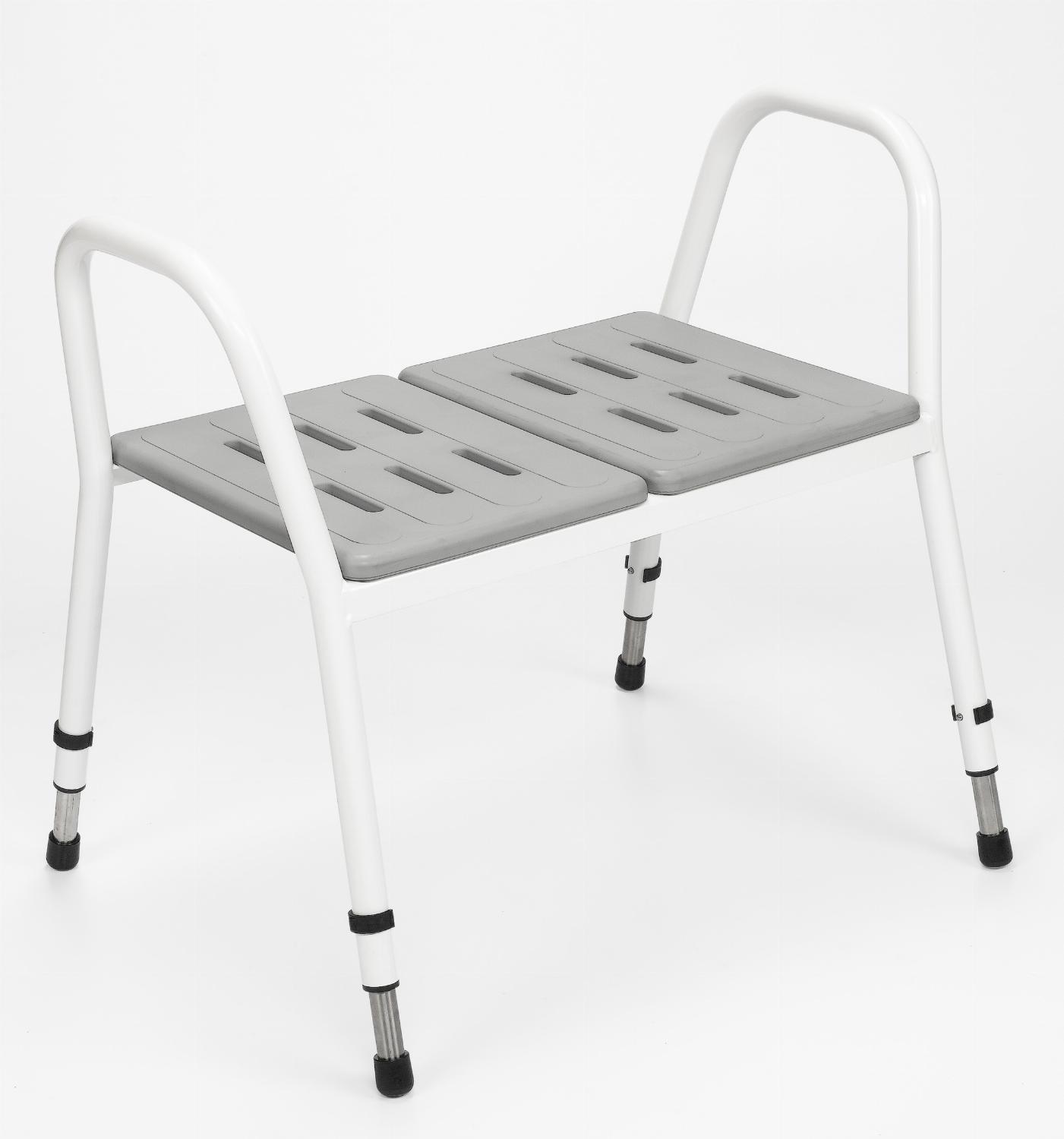 Linido douchekruk 62 cm. breed in hoogte verstelbaar wit 200550313