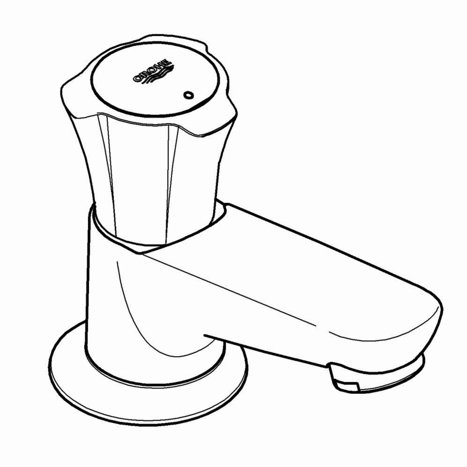 GROHE Costa-L toiletkraan laag - 20404001 GROHE Costa-L toiletkraan laag - 20404001