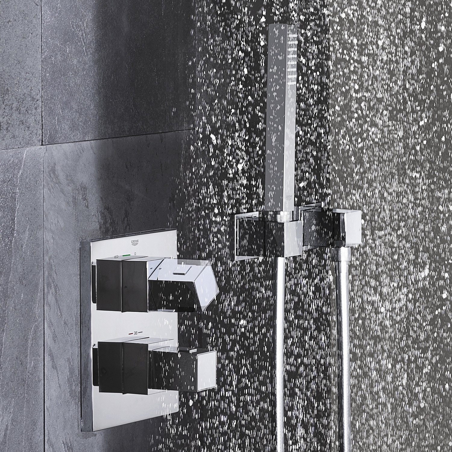 Grohe Grohtherm Cube Perfect shower set met Rainshower Allure 230 chroom 34506000