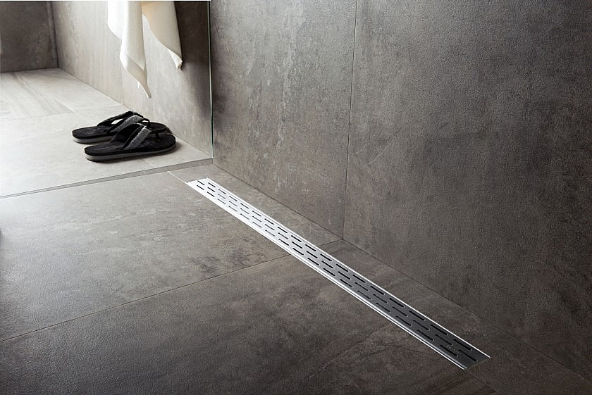 Easy Drain Compact 30 douchegoot RVS waterslot 30mm 80cm > Douchegoot > Douchegoten