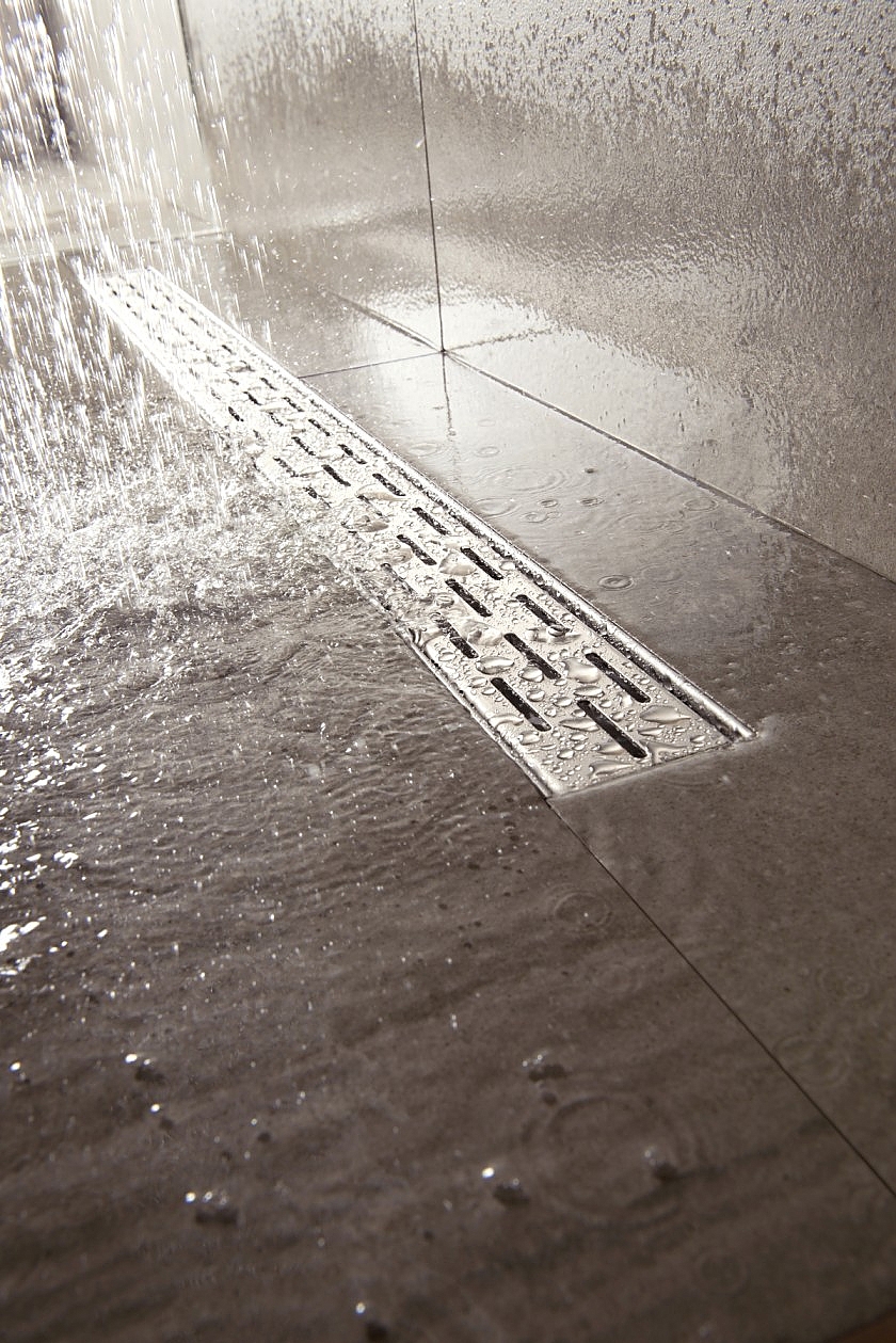 Easy Drain Compact 30 douchegoot RVS waterslot 30mm 80cm