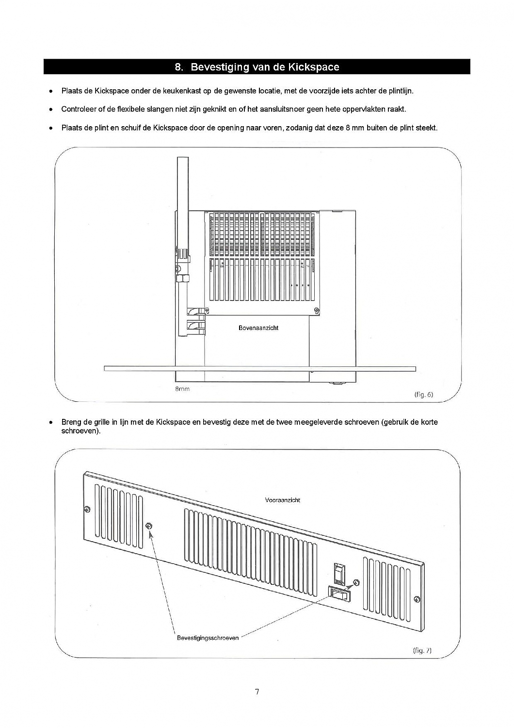 Sanispecials Nl Remeha Kickspace Plintverwarming Indirect