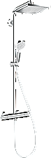 Hansgrohe Crometta E 240 1jet showerpipe EcoSmart chroom 27281000