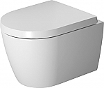 Duravit Me by Starck combipack wandcloset 48cm compact rimless en softclose zitting wit 45300900A1