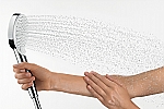 Hansgrohe Crometta Vario handdouche m. 2 straalsoorten 10cm chroom/wit 26330400