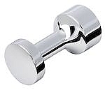 Geesa Standard Hotel jas-/handdoekhaak klein 3cm chroom 912801