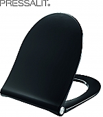 Pressalit Sway D closetzitting met deksel m. softclose en lift-off zwart 934001BL6999 