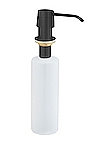 Italy Sanitair inbouw zeeppompje matzwart kunststof fles 250ml