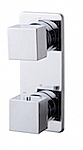 Italy Sanitair Rombo inbouw 2-wegs douchethermostaat chroom