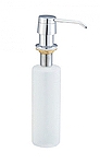 Italy Sanitair inbouw zeeppompje chroom kunststof fles 250ml