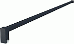 Nov. Giada muursteun vaste wand 150cm mat zwart R80GIANF15H