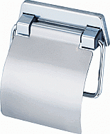 Geesa Standard closetrolhouder m. veer m. klep chroom 915144 