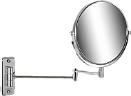 Geesa Mirror Collection scheerspiegel 2-armig normaal en 5x vergrotend 20cm 911076 