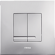 Wisa XS bedieningsplaat Delos DF 16x16cm metaal matchroom 8050414031 