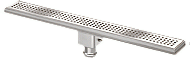 van den Berg RVS douchegoot m. onderuitlaat 70cm inbouwdiepte 625700 