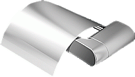Geesa Wynk closetrolhouder m. klep links chroom 91450802L 