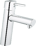 Grohe Concetto Wastafelkraan medium met gladde body 28mm chroom 23451001
