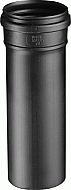 Ubbink Verlengstuk (luchttoevoer) - 80 L250mm - PP - zwart 0222898