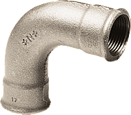 Nefit Industrial Fitting met 2 aansluitingen Gegalvaniseerd 9180020007