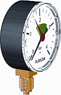 Flamco manometer 0-4bar 63mm 1/4" radiaal 27205