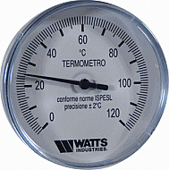 Watts Thermometer t.b.v. CV-installatie 825080112