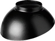 Ubbink schaal vlak-hellend 5-15 166 mm zwart 0544171