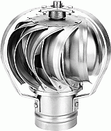 Anjo Penn ventilator 125mm aluminium 458512