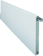 Vasco Flatline paneelradiator vlak type 22 400x1200mm 1388W wit structuur (S600) 108F2240120190 
