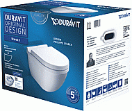 Duravit Starck 3 combipack rimless wandcloset pack wit 45270900A1
