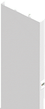 Vasco E-panel EP-V-FL elektrische designradiator vlak verticaal 1801x400mm 1000W wit (RAL9016) 1134104001801000090160000 
