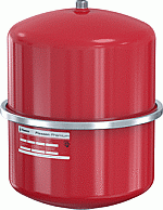 Flamco Flexcon Premium expansievat 25 liter rood, voordruk 1 bar, max. werkdruk 3 bar 16923