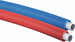 Uponor Uni-X MLC leiding in mantelbuis 14 x 2.0 mm rol = 75 m prijs=per meter rood 1013678