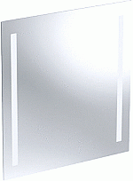 Geberit Option Basic spiegel m. verlichting verticaal 60x65cm 500586001