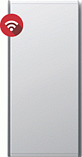 Drl E-comfort Icon Wifi designradiator wit 1800 x 450 mm 2000 Watt 223620