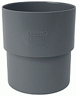  Wavin HWA pvc  100 mm verbindingsstuk mof/verjongd spie 8807500090