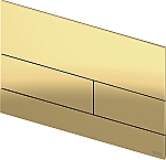 TECE Octa II inbouwreservoir ruimtebesparend 8cm frontbediening H112cm met TECEsquare metaal bedieningspaneel gepolijst goud optisch (Hansgrohe AXOR)